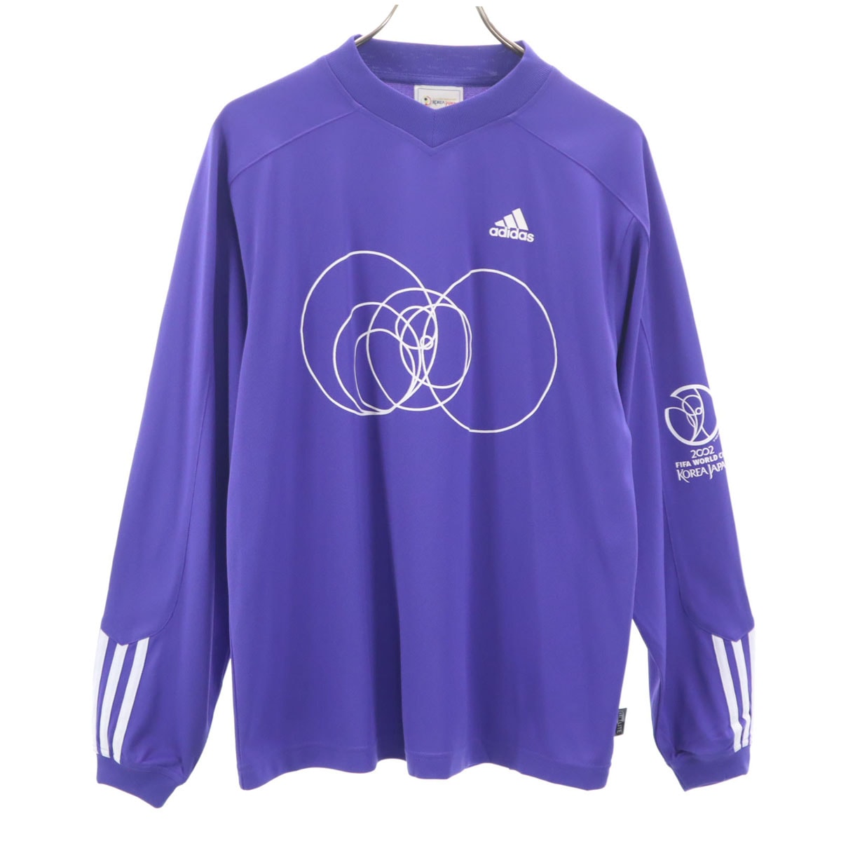 adidas アディダス 2002年 FIFA ワールドカップ 非売品 長袖 ウェア XS パープル