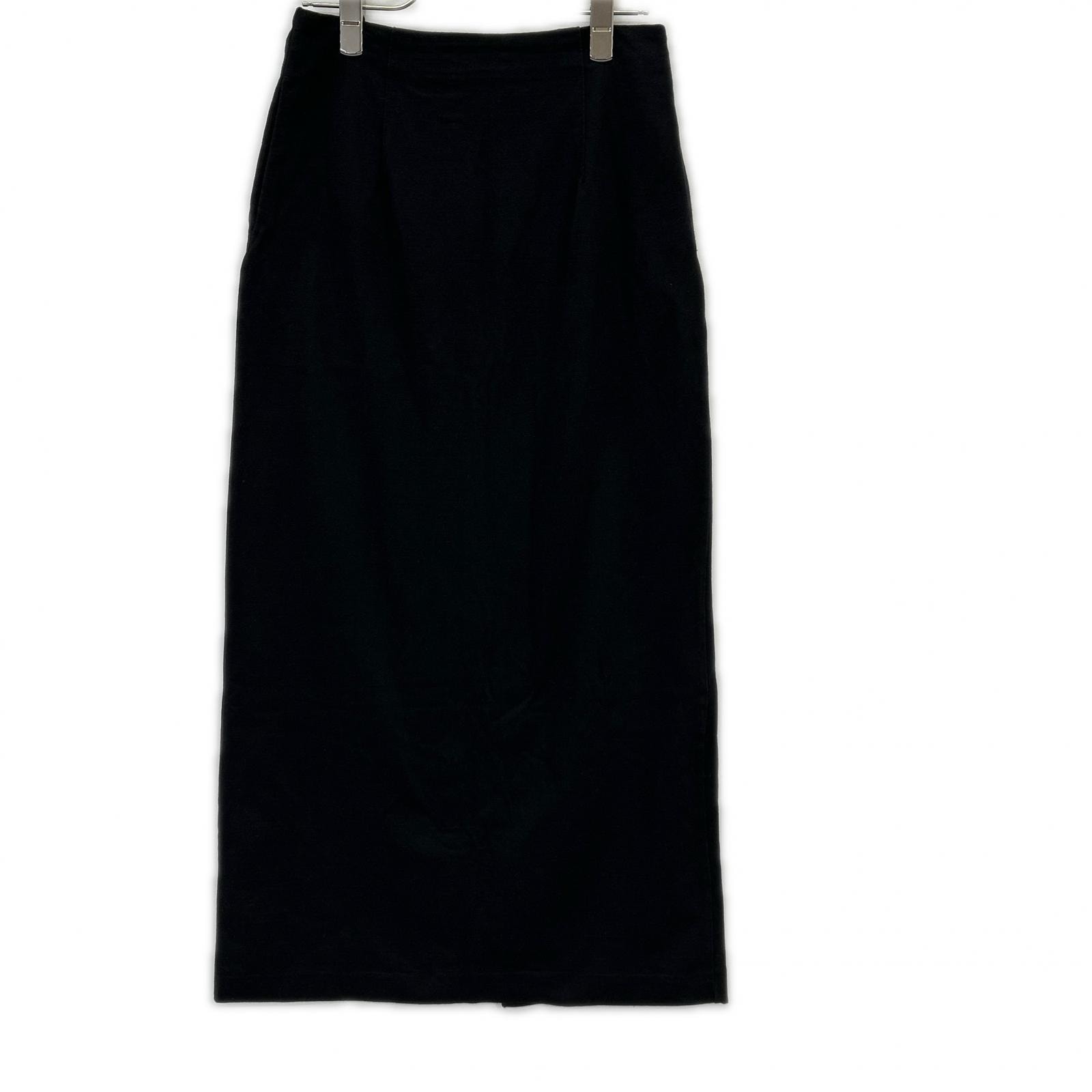 オーラリー A25SS04VP COTTON SLUB RAYON PLAITING SKIRT ロングスカート 0