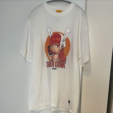 SNKRDUNK collaboration with #FR2 The Girl T-shirt "White"