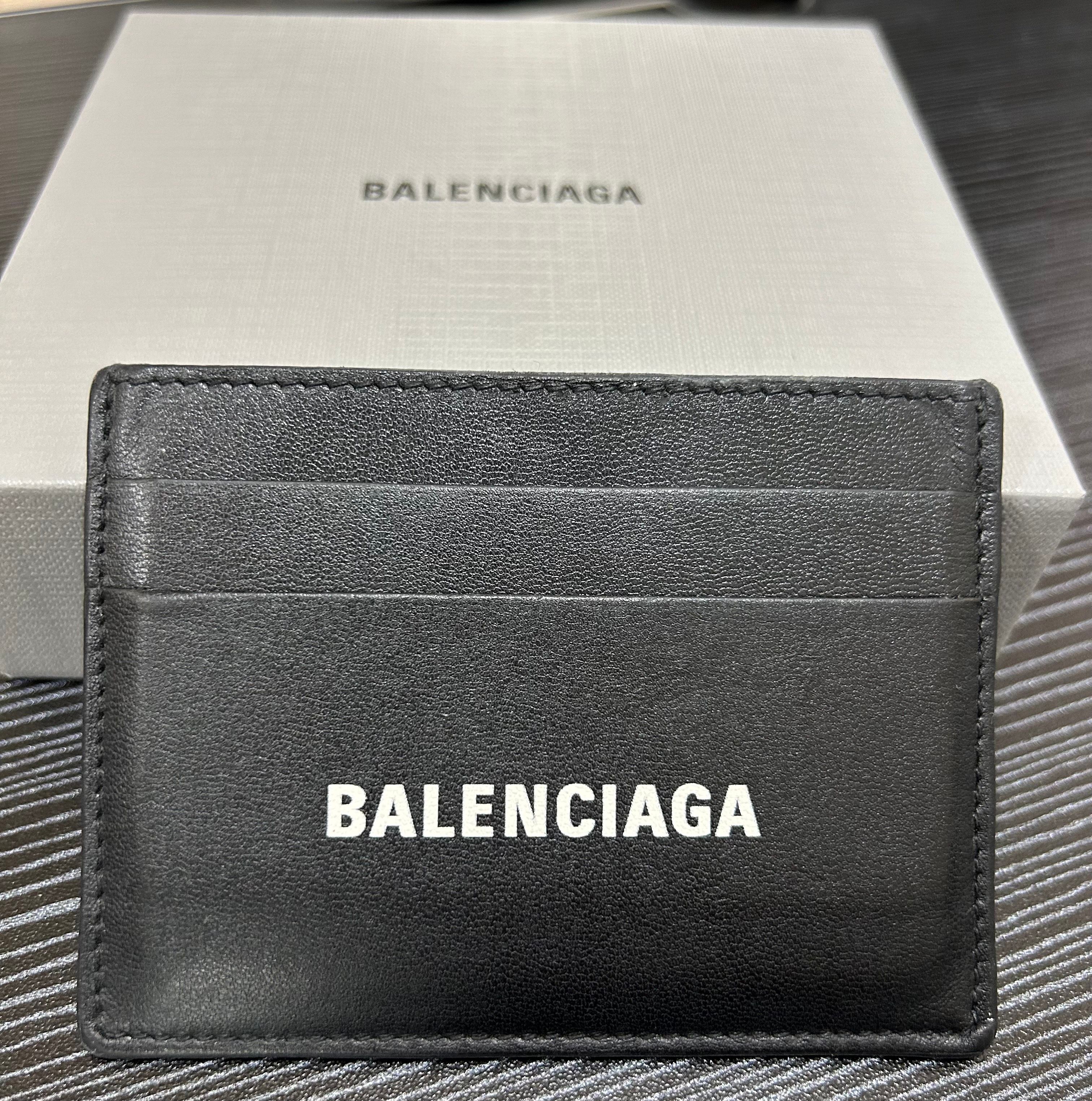 BALENCIAGA Cash Card Holder "Black"