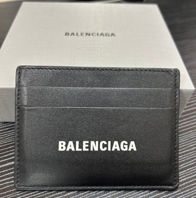 BALENCIAGA Cash Card Holder "Black"