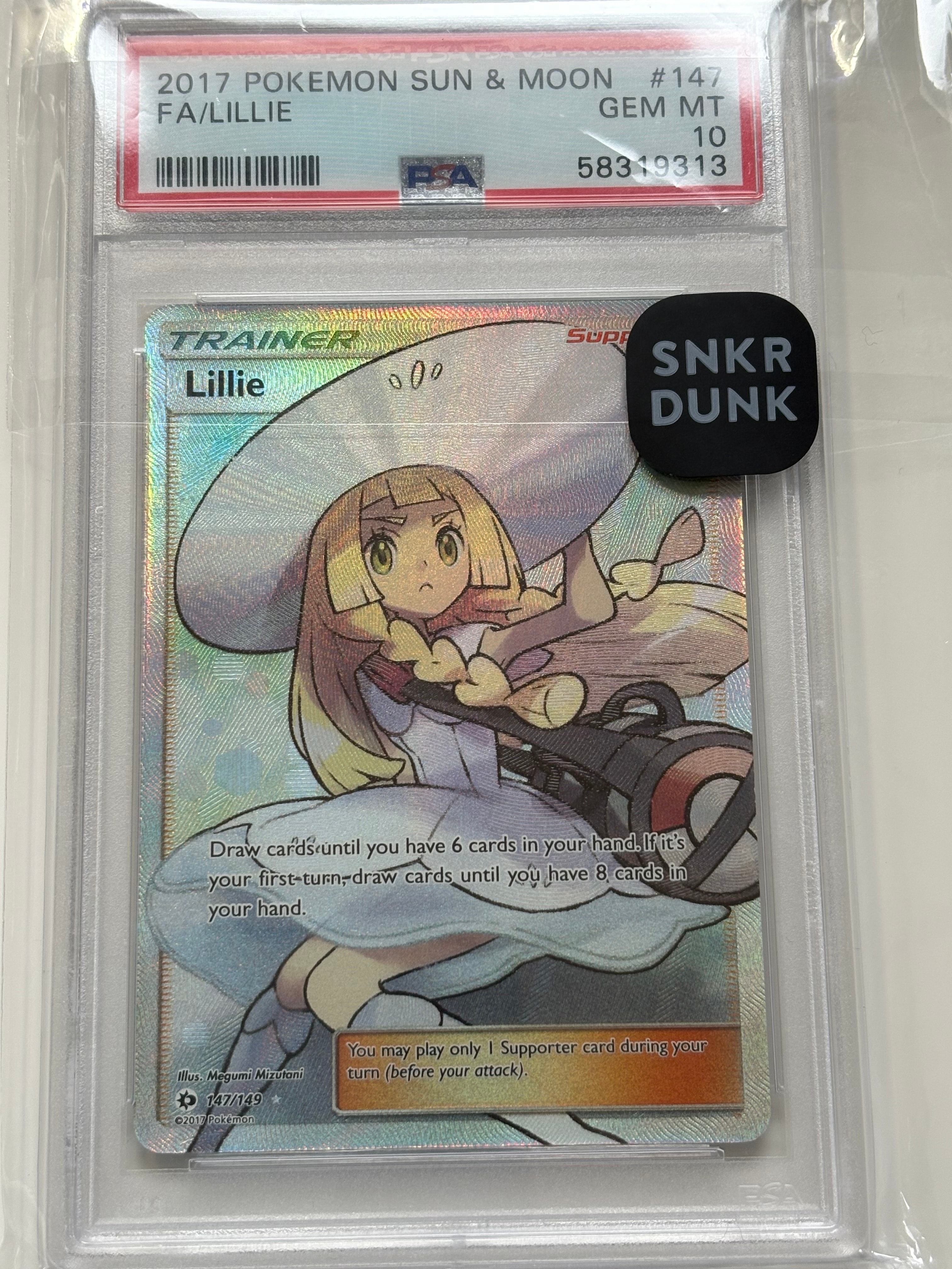 lillie pokemon card 147 149 Sun & Moon Base Set 147/149 PSA 9 TBC Games crafted for both protection and showcasing your prized extended art cards Ultra - Pokemon - Soleil