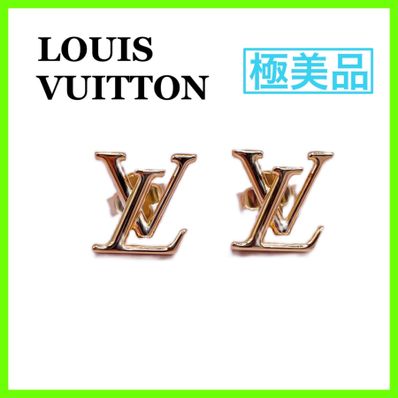 ルイヴィトン アイコニック ロゴ LV ゴールド ピアス 両耳