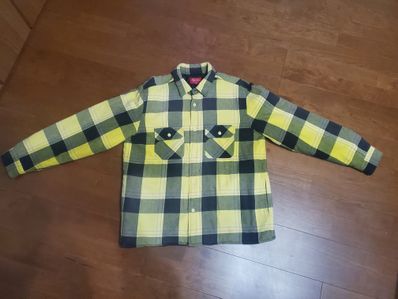 Supreme Quilted Flannel Shirt "Yellow"