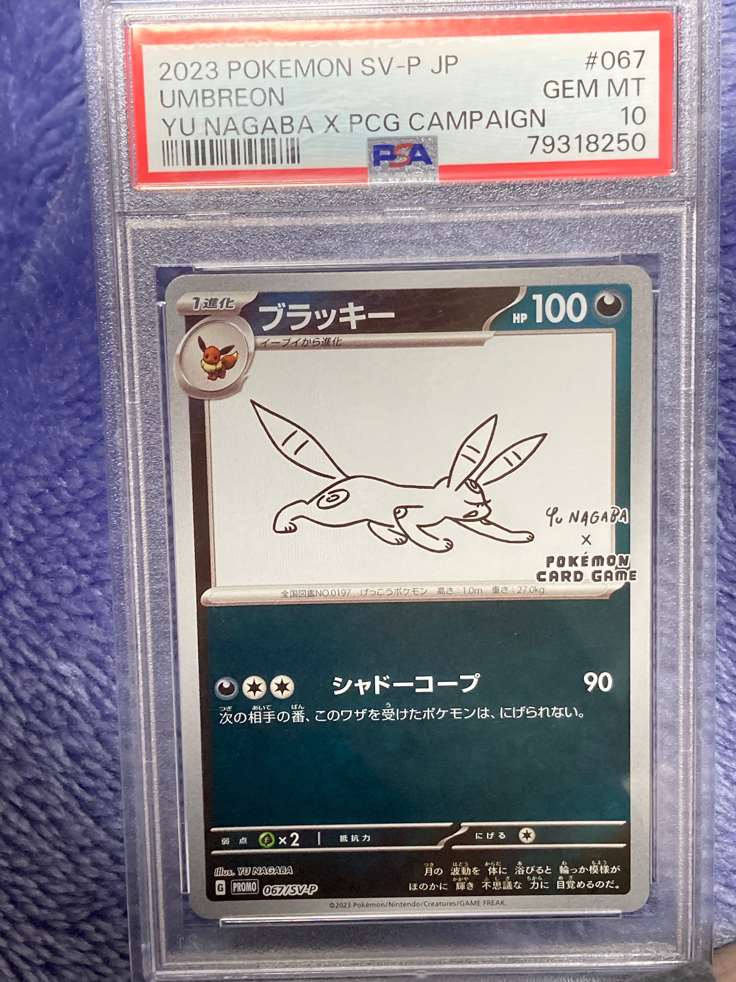 ブラッキー: プロモ (ナガバブラッキー) [SV-P 067](「YU NAGABA×ポケモンカードゲーム」プロモーションカード「SV-P」)
