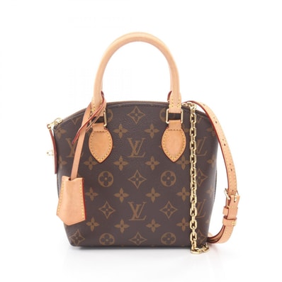 ルイ・ヴィトン LOUIS VUITTON ロックイットBB ハンドバッグ バッグ PVCコーティングキャンバス レザー モノグラム レディース ブラウン系 M12019 【中古】