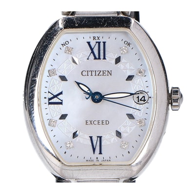 シチズン ES8060-65W EXCEED エクシード デイト エコ・ドライブ電波