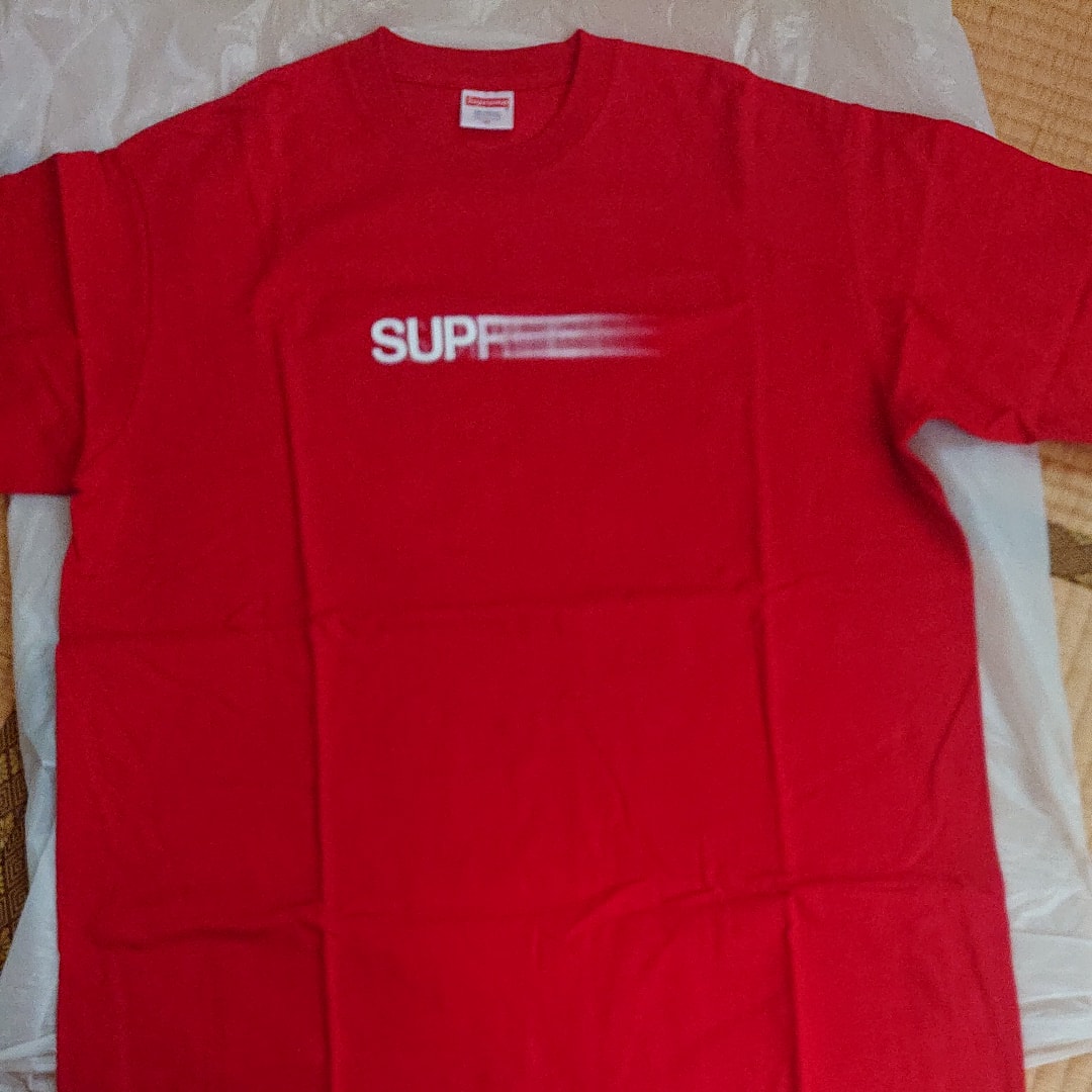 Supreme Motion Logo Tee "Red" (23SS)