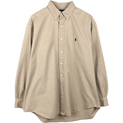 古着 ラルフローレン Ralph Lauren BLAKE 長袖 ボタンダウンシャツ メンズL相当/eaa652098