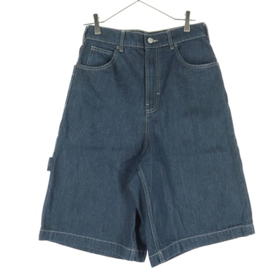 ZARA ザラ ハーフ丈 デニム ペインターパンツ 36 ブルー