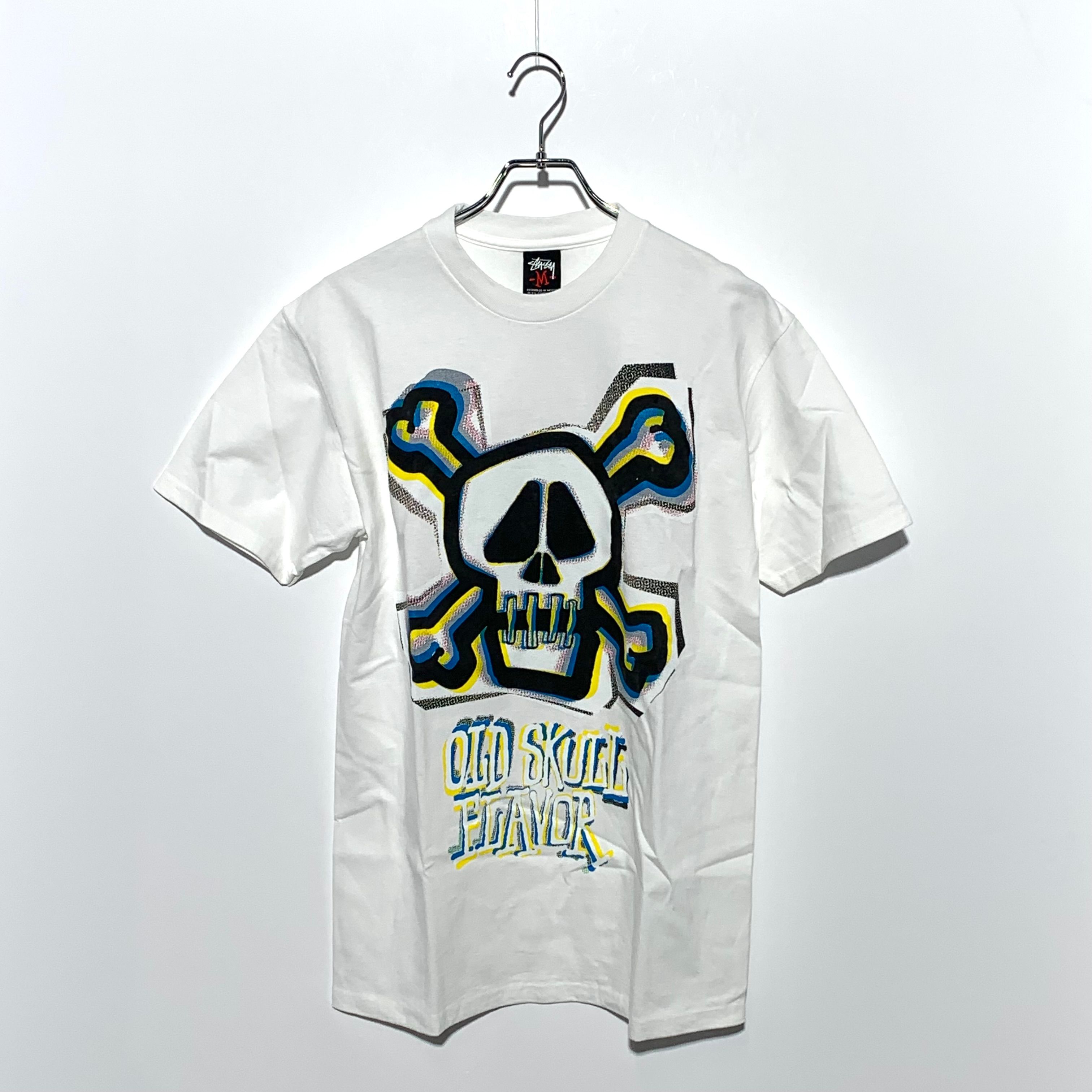 STUSSY OLD SKULL FLAVOR TEE White