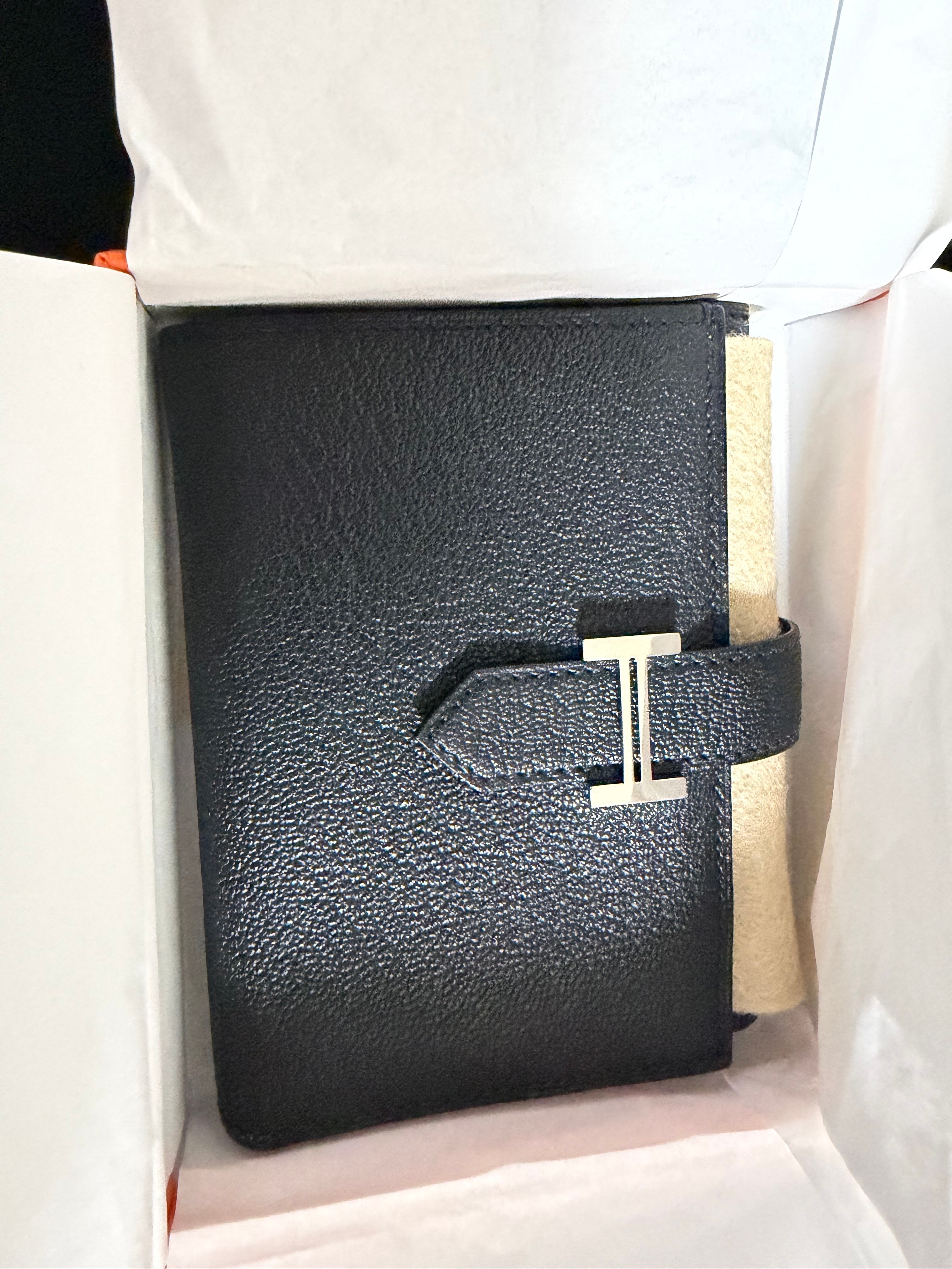 Hermes Bearn Combine Veau Epsom "Noir/Silver"
