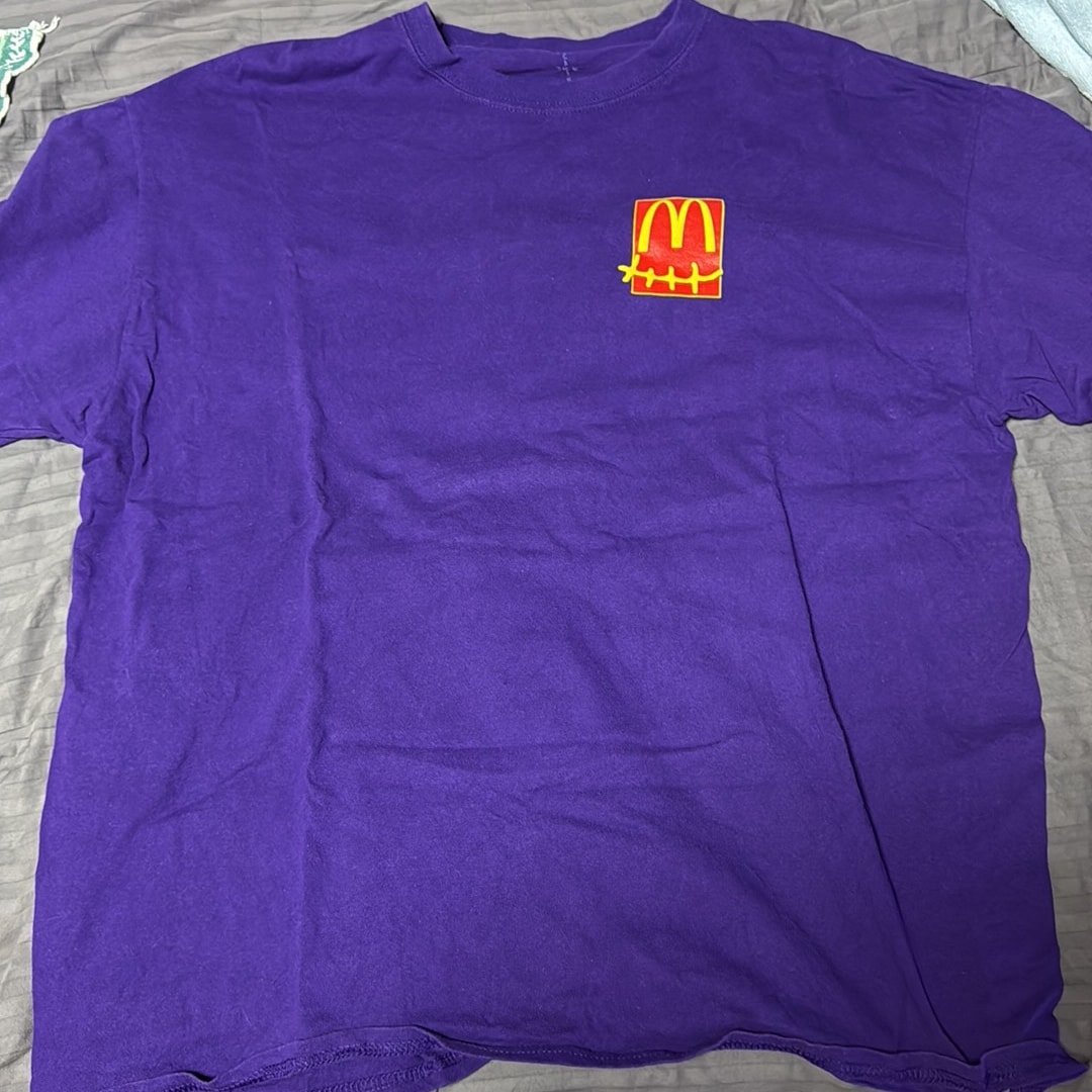 Travis Scott Cactus Jack x McDonald's Action Figure Series II T-Shirt "Purple"