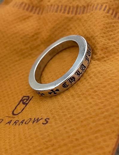 Chrome Hearts Spacer Ring 3mm CH Maribu Fuck You "Silver"