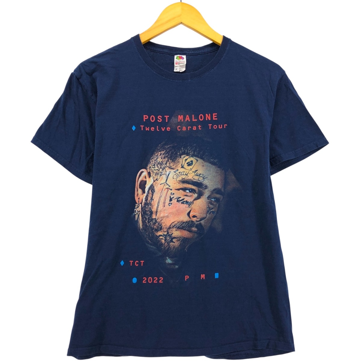 古着 フルーツオブザルーム FRUIT OF THE LOOM POST MALONE ポストマローン ラップTシャツ ラップT メンズM相当/eaa578932
