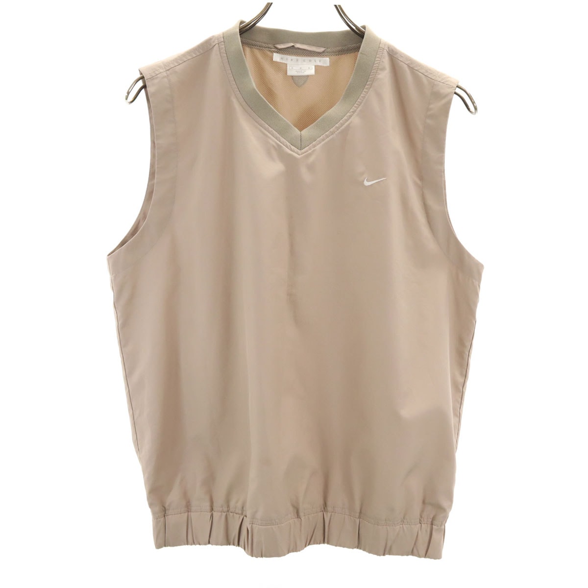 NIKE GOLF ナイキゴルフ ベスト M ベージュ 裏メッシュ