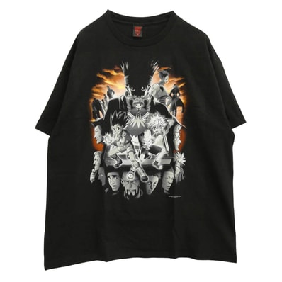 GEEKS RULE ギークスルール Tシャツ HUNTER×HUNTER ハンターハンター 半袖 Tシャツ カットソー ブラック系 XXL【極上美品】【中古】