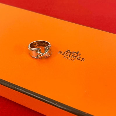 HERMES エルメス メキシコリング シルバー925 リング・指輪 9号 シルバー
47918