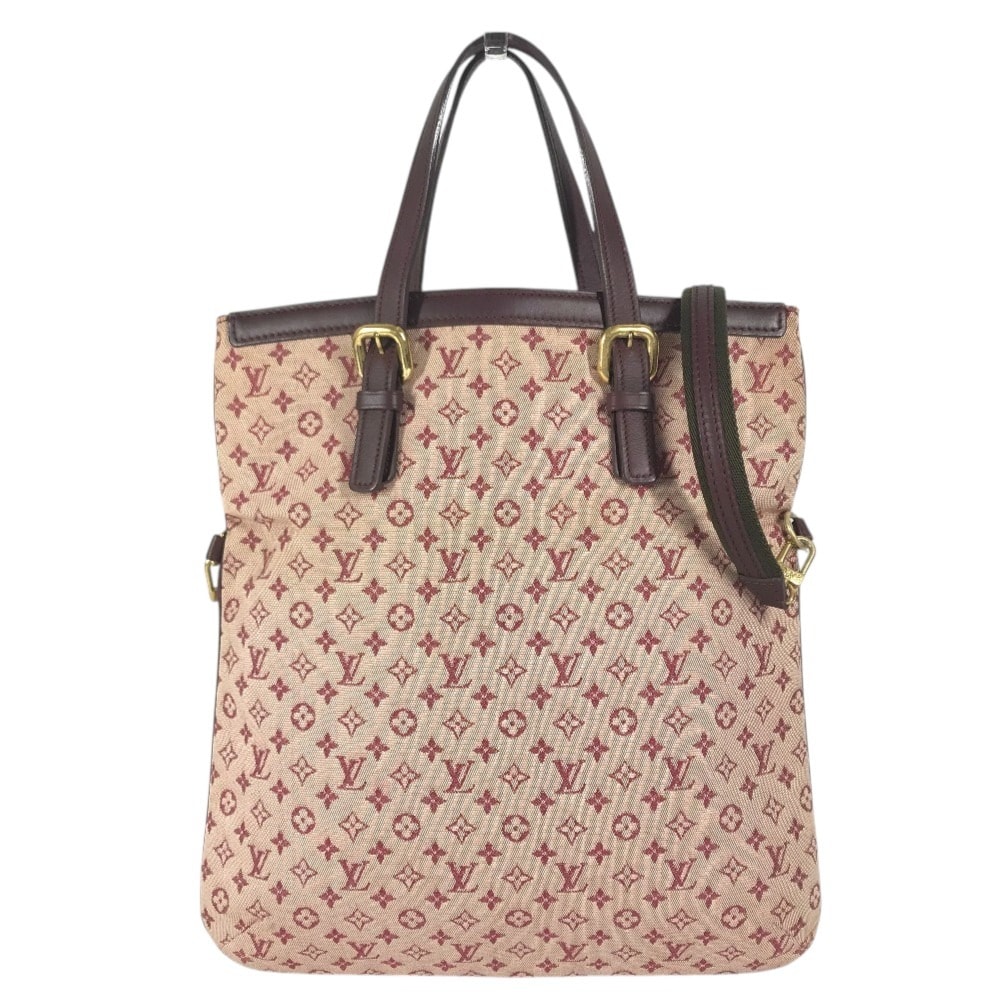 ルイヴィトン LOUIS VUITTON フランソワーズ M92210  モノグラムミニ 肩掛け 2WAYバッグ  ハンドバッグ カバン フラットバッグ トートバッグ モノグラムミニキャンバス スリーズ レッド