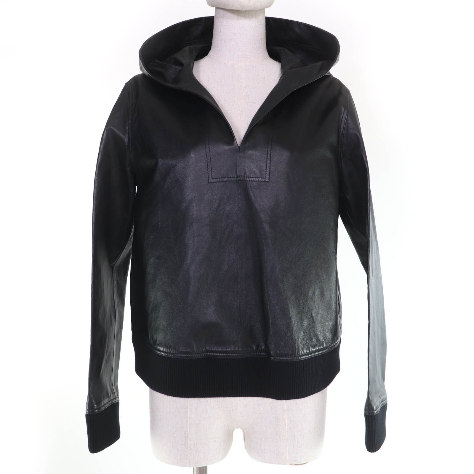 極美品 バーバリー パーカー ブラック レディース 38