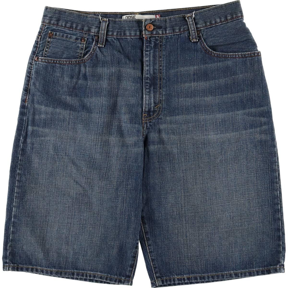古着 リーバイス Levi's 569 LOOSE STRAIGHT デニムショーツ ハーフパンツ ジョーツ メンズw36相当/eaa561245