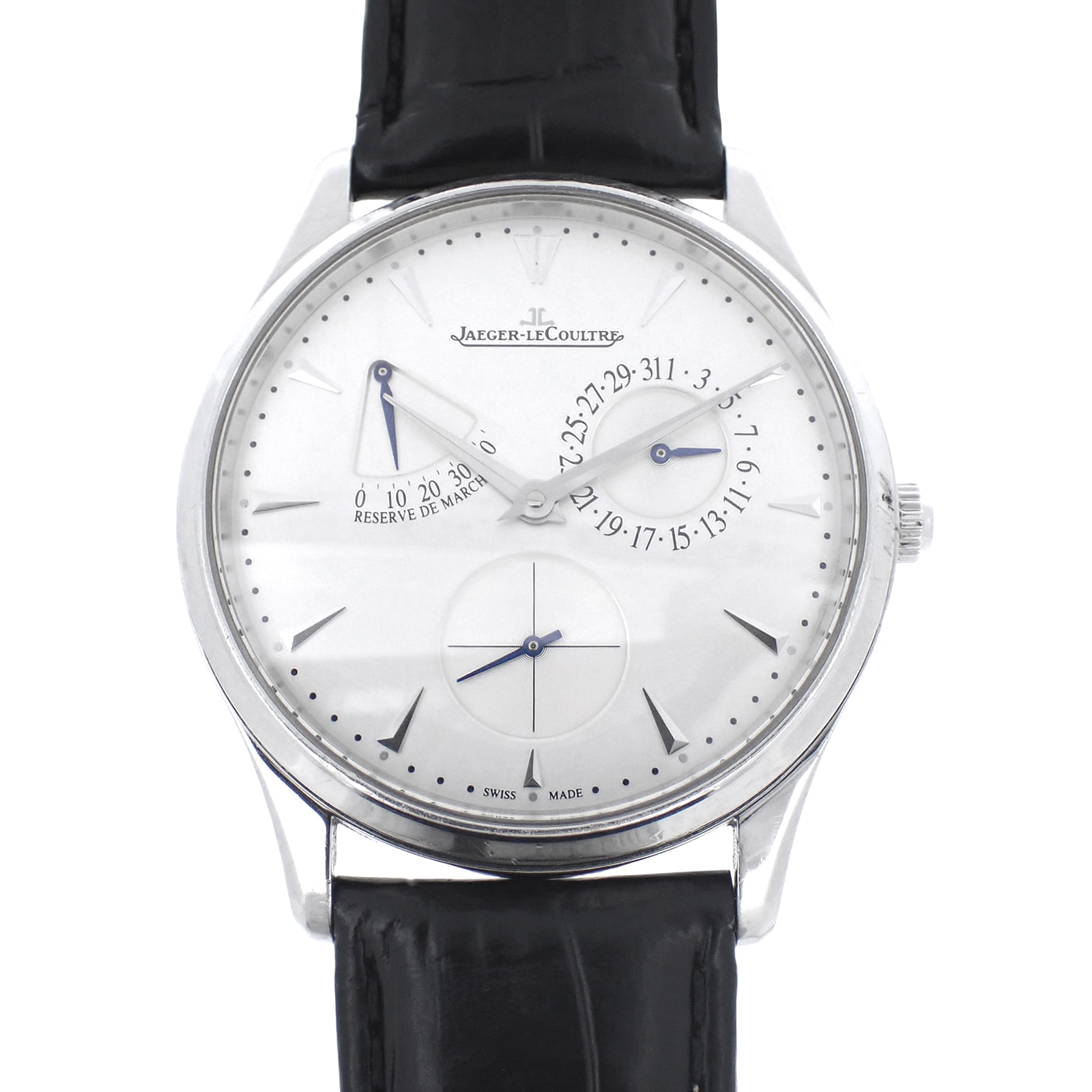 JAEGER LECOULTRE ジャガールクルト  マスターウルトラシン リザーブ ド マルシェ  Q1378420 176.8.38.S  メンズ 腕時計