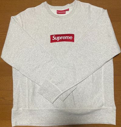 Supreme Box Logo Crewneck Sweatshirt "Ash Grey" (18FW)