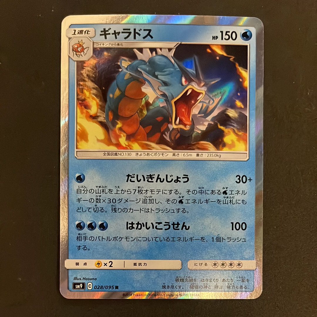 PSA10】ギャラドス R [SM9 028/095](拡張パック「タッグボルト」) 1枚