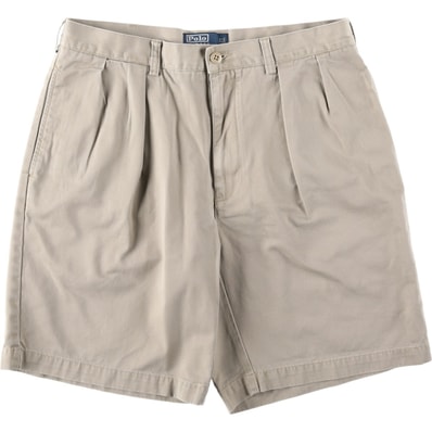 古着 ラルフローレン Ralph Lauren POLO by Ralph Lauren TYLER SHORT ツータック チノショーツ ショートパンツ メンズw35相当/eaa660202
