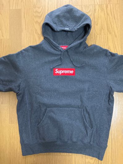 Supreme Box Logo Hooded Sweatshirt "Charcoal" (21FW)