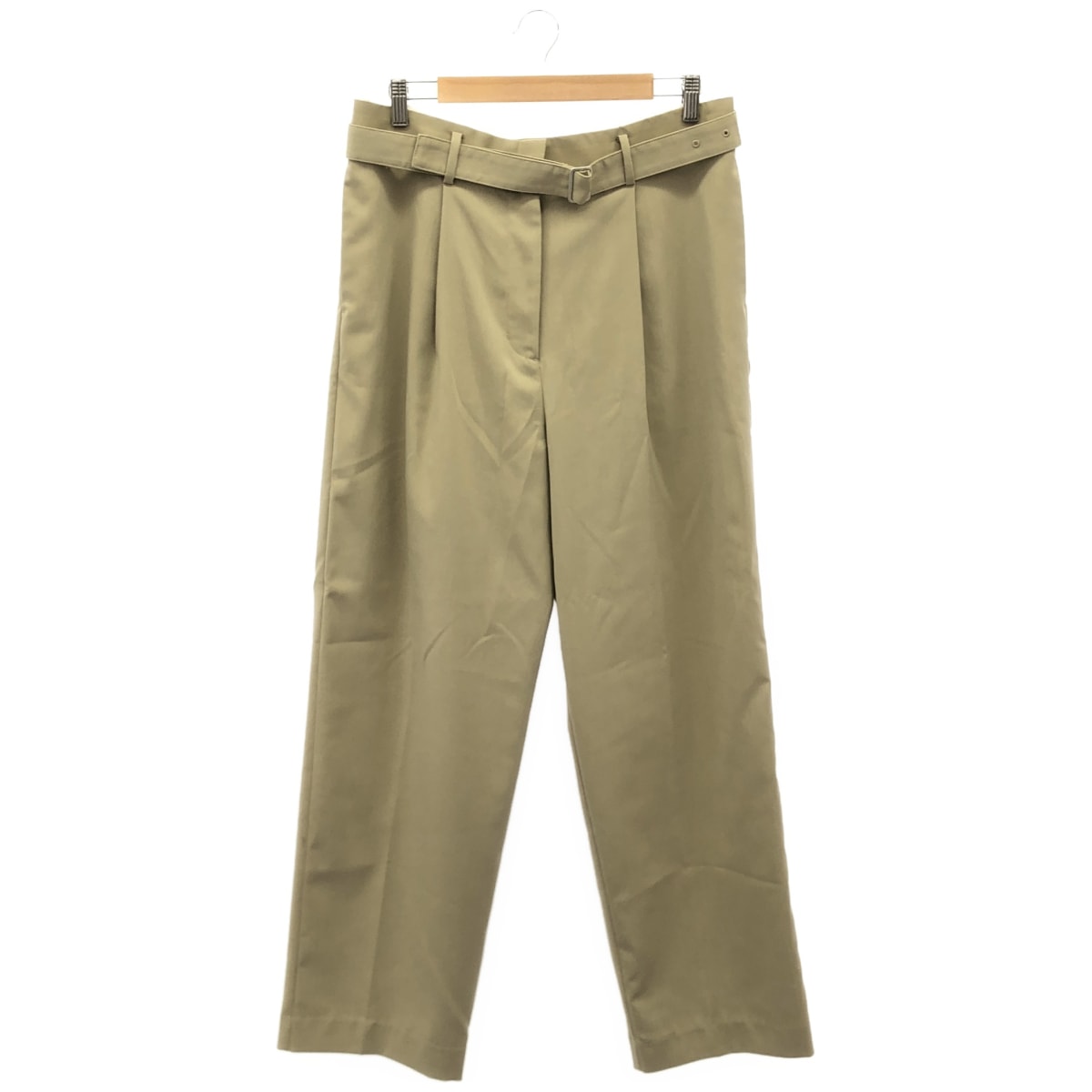 クラネ 18110-7182 ベージュ WAIST BELT DAD PANTS 1