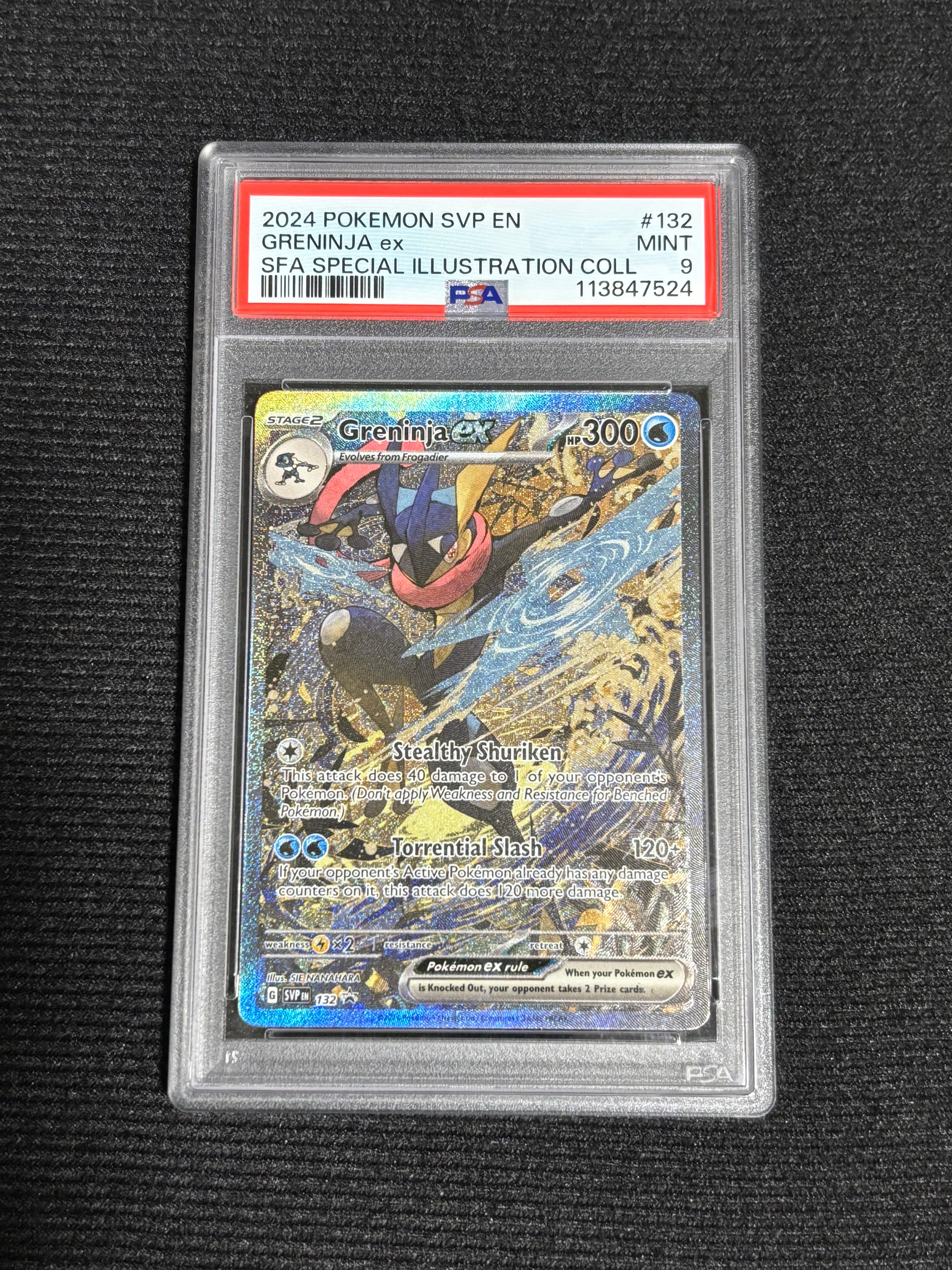 ゲッコウガex P [SVP EN 132]【英語版】(スカーレット&バイオレット「シュラウデッドフェイブル ゲッコウガex スペシャルイラストレーション コレクション」)