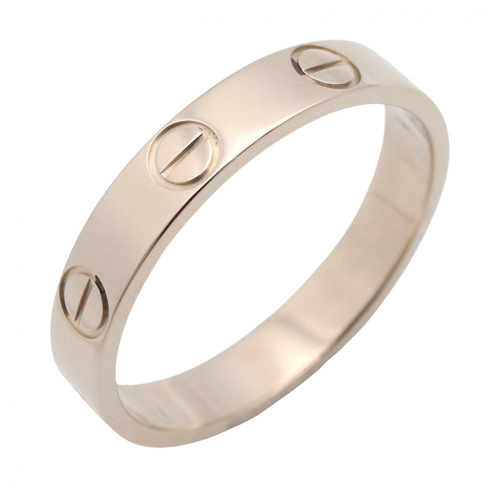 カルティエ CARTIER ミニラブリング リング・指輪 ジュエリー K18WG(ホワイトゴールド) メンズ レディース シルバー系 B4085100 【中古】