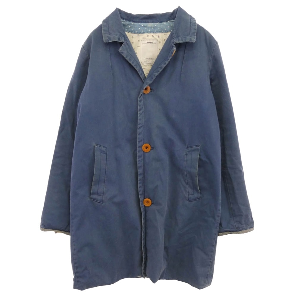 visvim MIES COAT ミースコート/ステンカラーコート※替えボタン付 visvim MIES COAT ミースコート/ステンカラーコート※替えボタン付