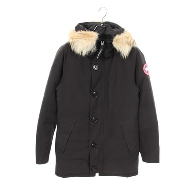 カナダグース CANADA GOOSE JASPER ジャスパー フード付き ダウンジャケット 衣料品 アウター ポリエステル メンズ ブラック系 3438JM 【中古】