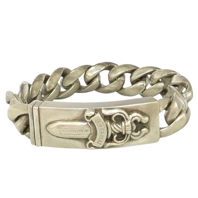 Chrome Hearts ID Classic Link Dagger Bracelet "Silver"