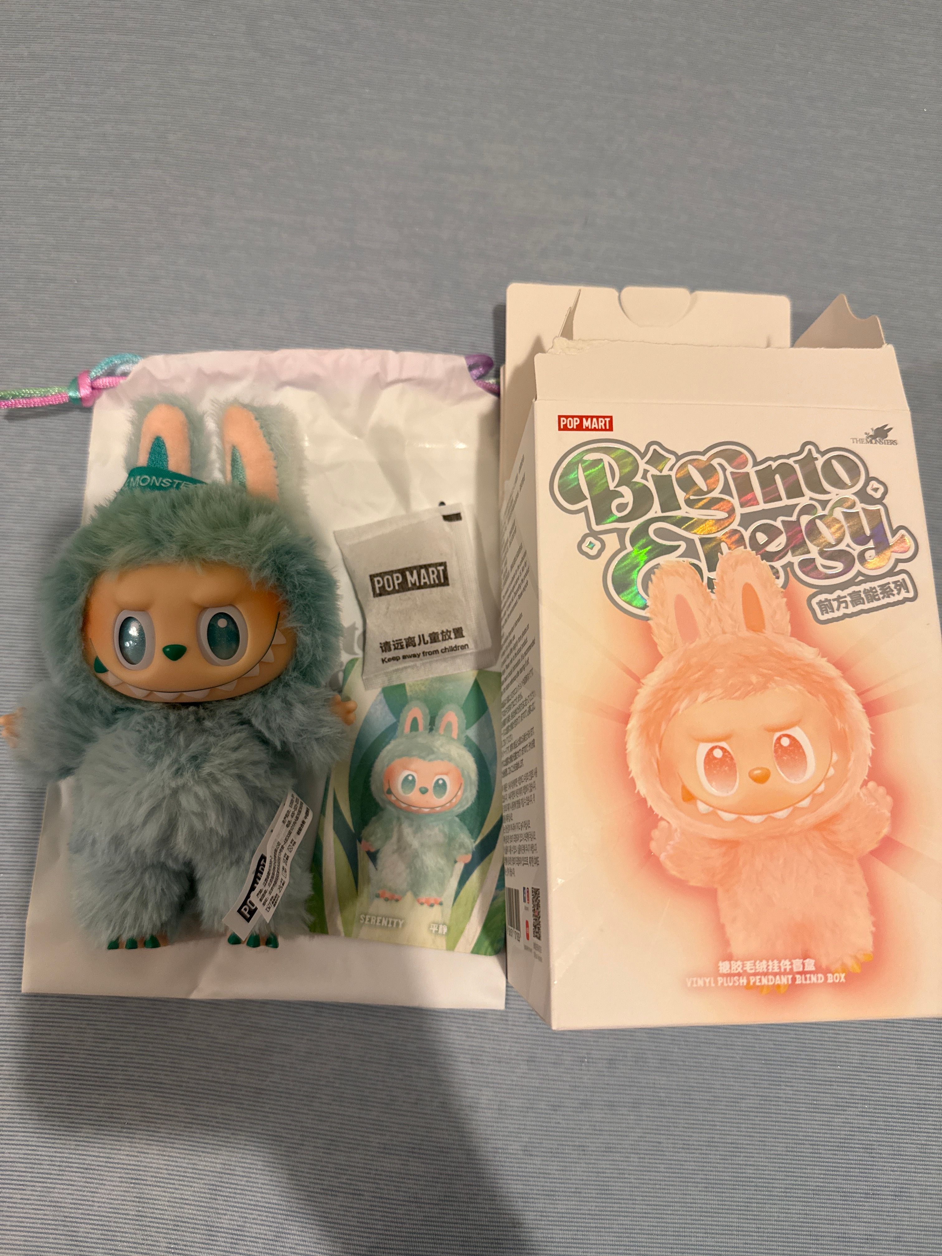 POP MART THE MONSTERS (LABUBU) Big into Energy Series Plush Pendant SERENITY