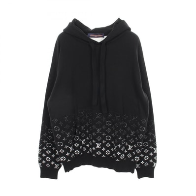 ルイ・ヴィトン LOUIS VUITTON モノグラム グラディエント パーカー 衣料品 トップス コットン メンズ ブラック系 RM241Q USO HQN43W 【中古】