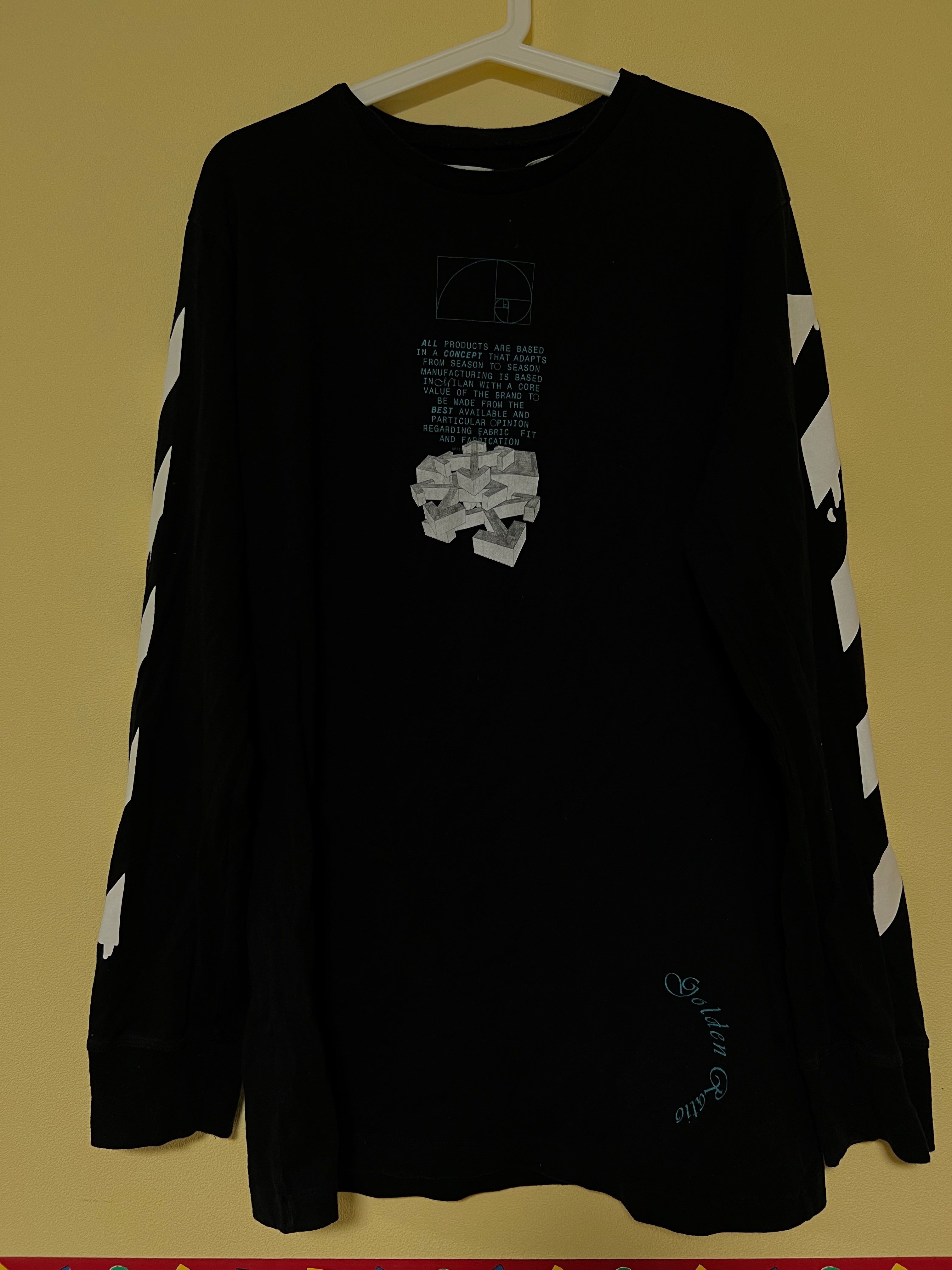OFF-WHITE Dripping Arrows Incompiuto Sweatshirt "Black"