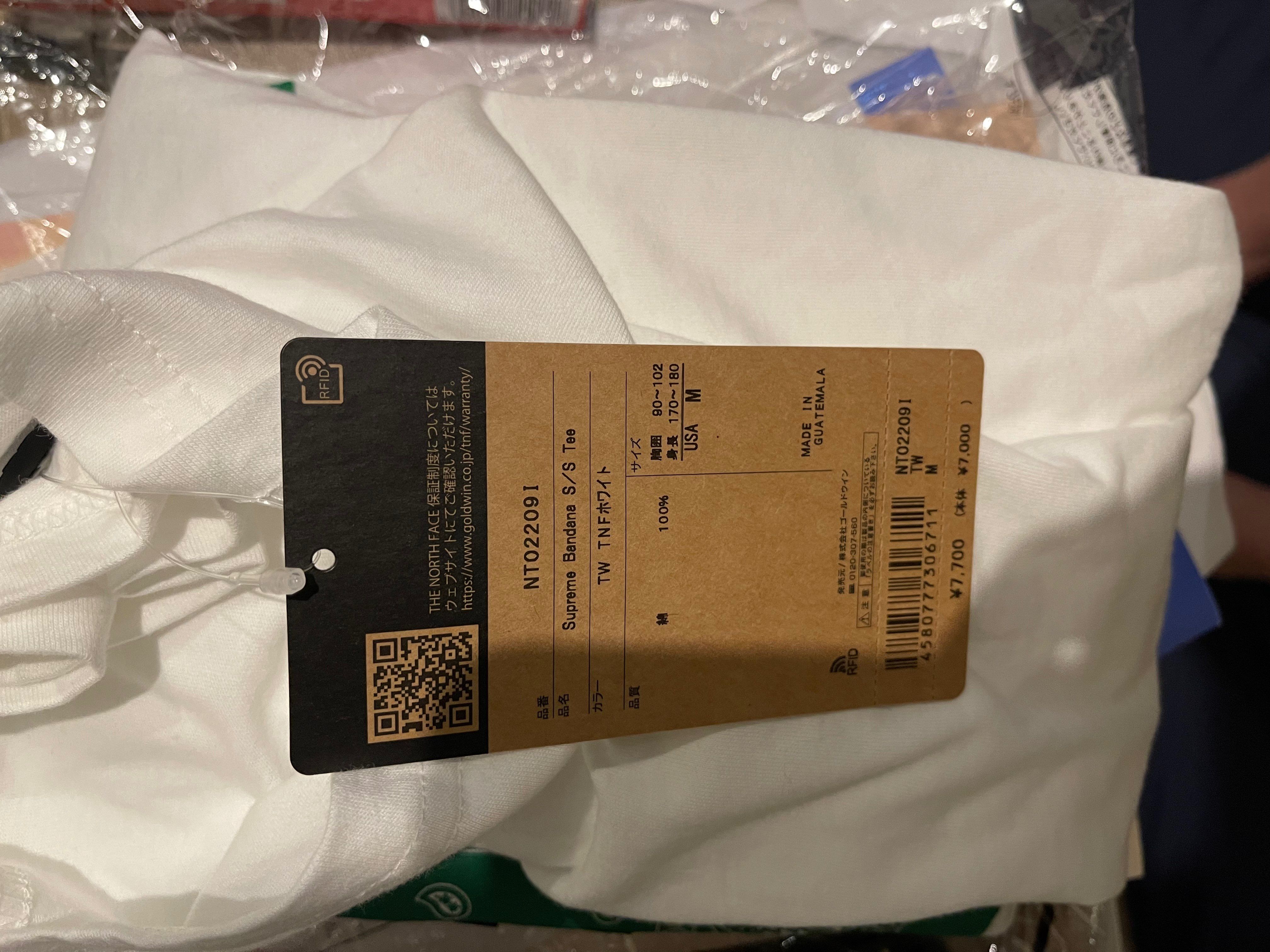 Supreme x The North Face Bandana Tee "White"