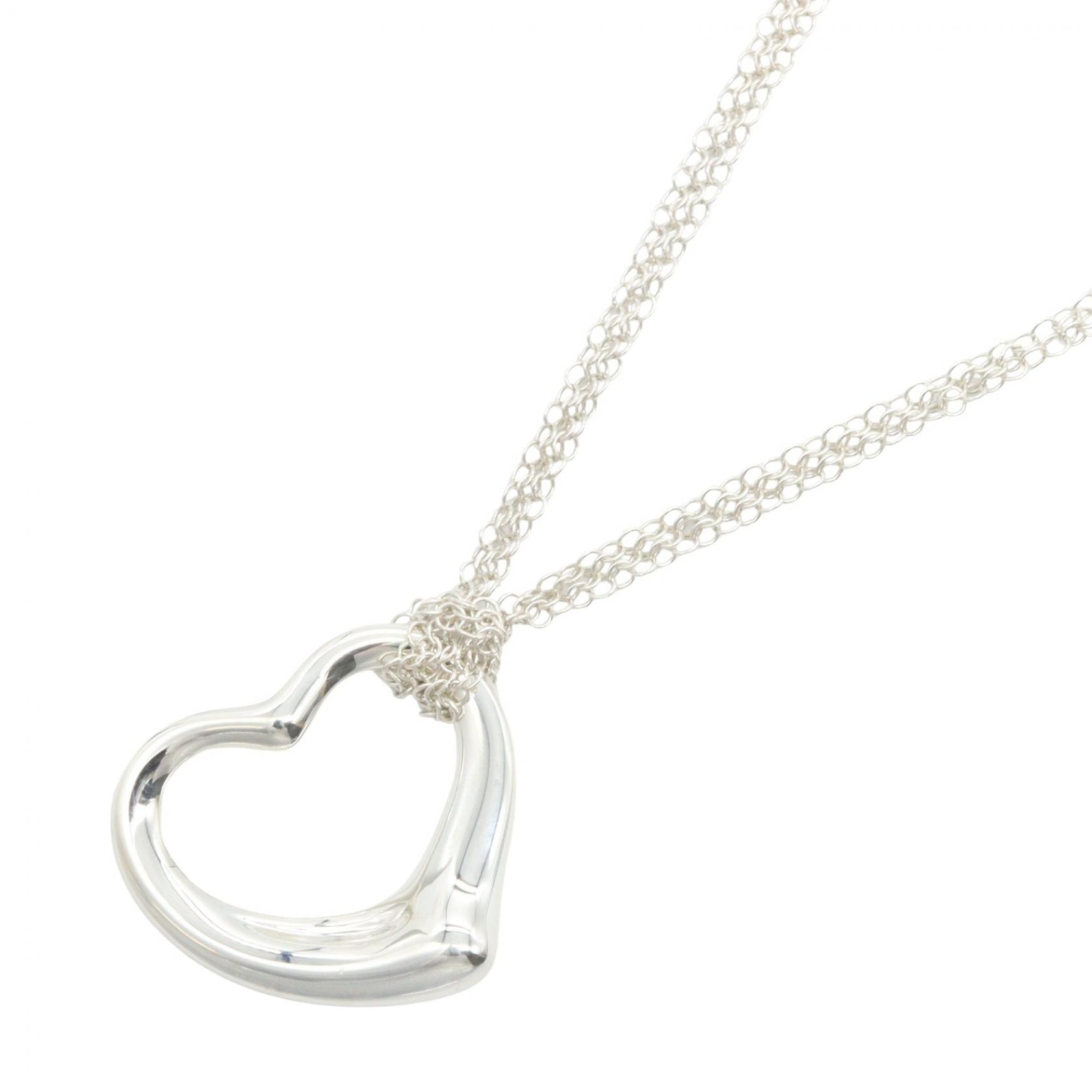 ティファニー TIFFANY&CO オープンハート ロング ネックレス ネックレス ジュエリー シルバー925 レディース シルバー系 60020363 【中古】