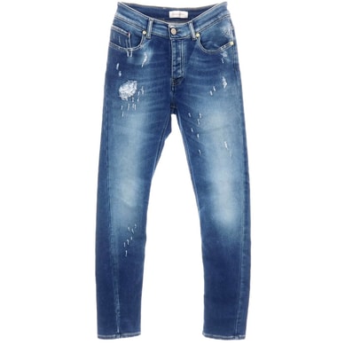 【中古】ピーエムディーエス PMDS ストレッチ コットンポリエステル イージーデニムパンツ ダークブルー【サイズ30】【メンズ】