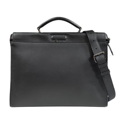 フェンディ ピーカブー フィット ショルダーバッグ レザー 7VA406 ブラック メンズ FENDI 中古