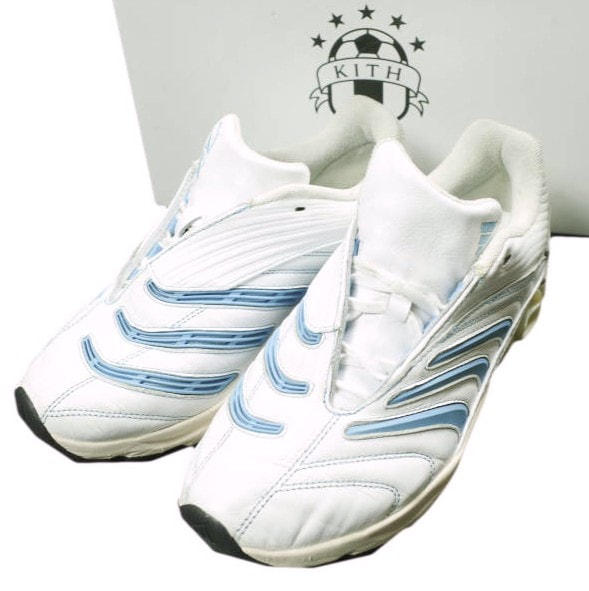 adidas x KITH NYC アディダス キスニューヨークシティ 25SS 別注 PREDATOR MEGARIDE プレデター メガライド JR9208 US8.5(26.5cm) White/Blue スニーカー シューズ g25735
