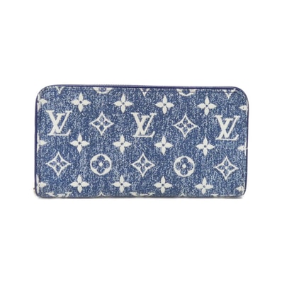 ルイヴィトン モノグラム ジャカード デニム ジッピー ウォレット M81226 財布