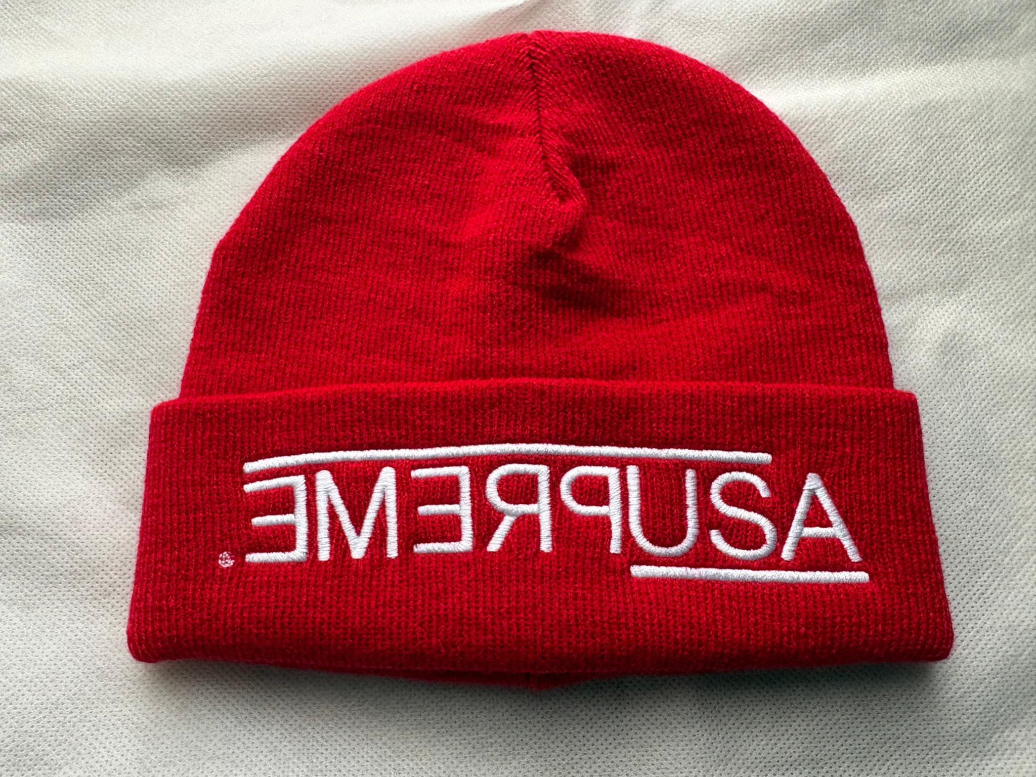 Supreme USA Beanie "Red"