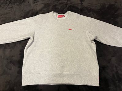 Supreme Small Box Crewneck "Ash Grey" (22FW)