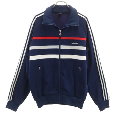 adidas アディダス 70s 西ドイツタグ ヴィンテージ トラックジャケット O ネイビー デサント ジャージ