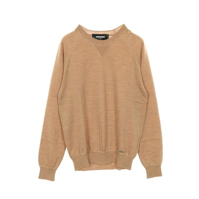 ディースクエアード DSQUARED2 セーター ニット 衣料品 トップス ウール メンズ ブラウン系 【中古】