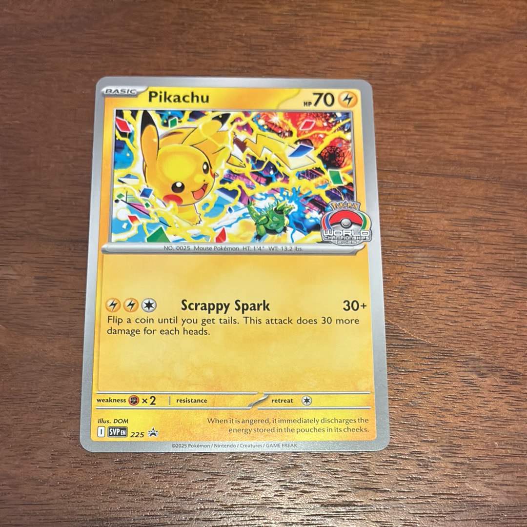 ピカチュウ P [SVP EN 225]【英語版】(プロモーションカード「2025